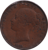 1853 PENNY ( FINE ) - PENNY - Cambridgeshire Coins