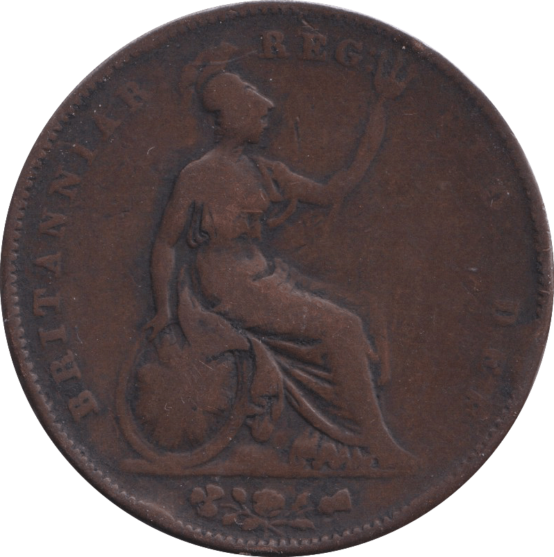 1853 PENNY (FINE) - PENNY - Cambridgeshire Coins