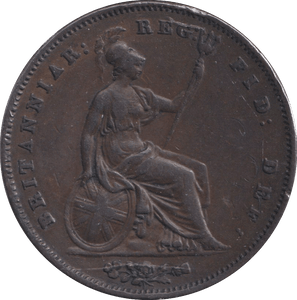 1853 PENNY ( GVF ) - PENNY - Cambridgeshire Coins