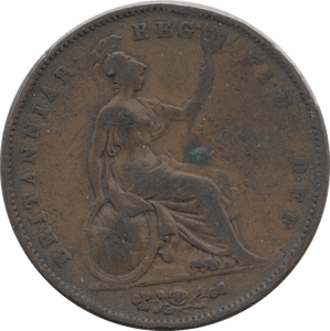 1853 PENNY ( NF ) - Penny - Cambridgeshire Coins