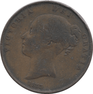 1853 PENNY ( NF ) - Penny - Cambridgeshire Coins