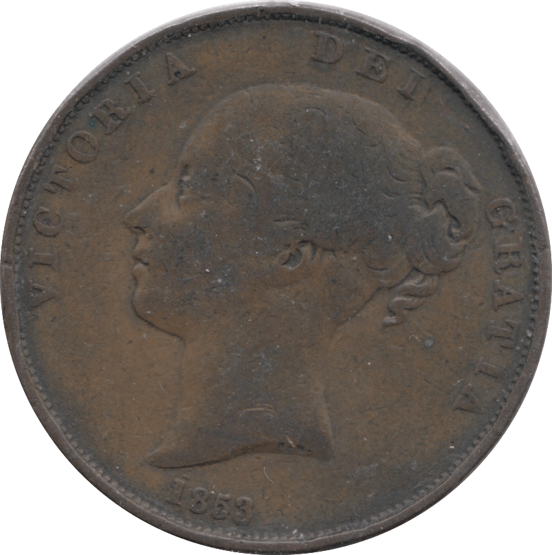 1853 PENNY ( NF ) - Penny - Cambridgeshire Coins