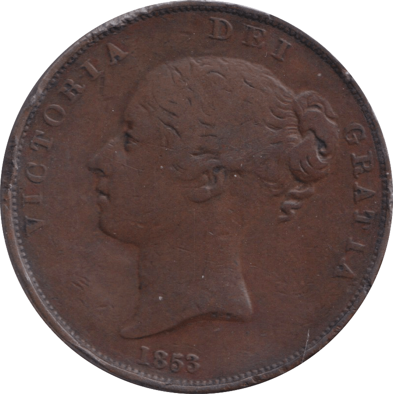 1853 PENNY ( NF ) - PENNY - Cambridgeshire Coins