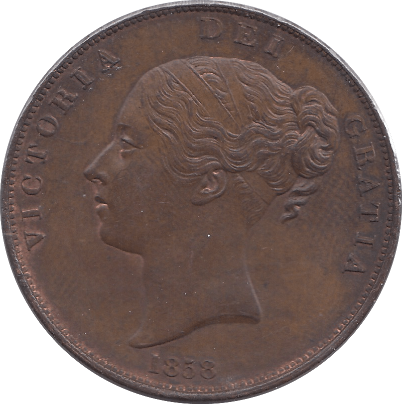 1853 PENNY ( UNC ) - Penny - Cambridgeshire Coins
