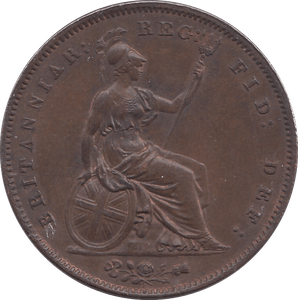 1853 PENNY ( UNC ) - Penny - Cambridgeshire Coins