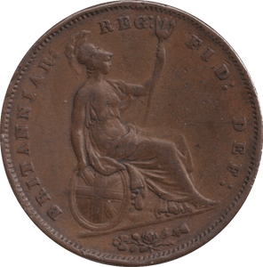 1853 PENNY ( VF ) - PENNY - Cambridgeshire Coins