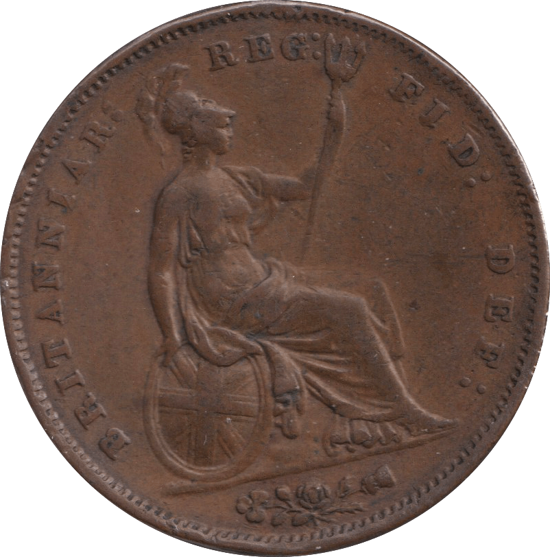 1853 PENNY ( VF ) - PENNY - Cambridgeshire Coins