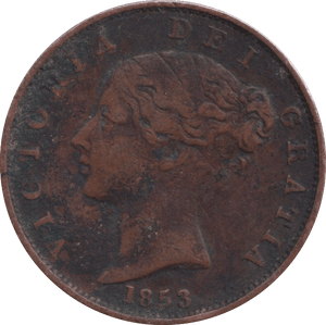 1853 PENNY VICTORIA ( FINE ) - PENNY - Cambridgeshire Coins