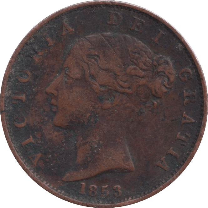 1853 PENNY VICTORIA ( FINE ) - PENNY - Cambridgeshire Coins