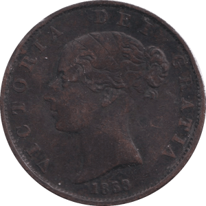 1853 PENNY VICTORIA ( GF ) - PENNY - Cambridgeshire Coins