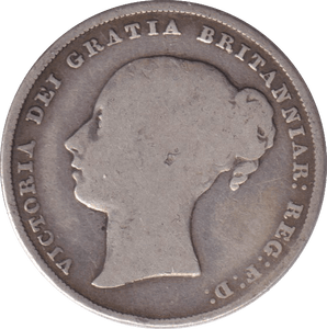 1853 SHILLING ( FAIR ) - SHILLING - Cambridgeshire Coins