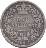 1853 SHILLING ( FINE ) - SHILLING - Cambridgeshire Coins