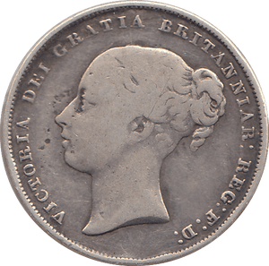 1853 SHILLING ( FINE ) - SHILLING - Cambridgeshire Coins