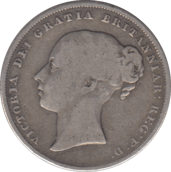 1853 SHILLING ( FINE ) - SHILLING - Cambridgeshire Coins