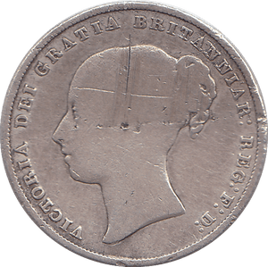 1853 SHILLING ( NF ) - SHILLING - Cambridgeshire Coins