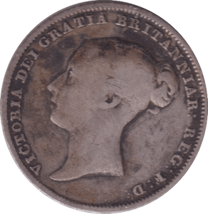 1853 SIXPENCE ( FINE ) - SIXPENCE - Cambridgeshire Coins