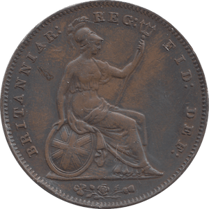 1854 1 PENNY ( GVF ) - WORLD COINS - Cambridgeshire Coins