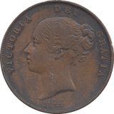 1854 1 PENNY ( GVF ) - WORLD COINS - Cambridgeshire Coins