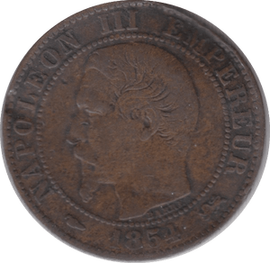1854 5 CENTIMES FRANCE - WORLD COINS - Cambridgeshire Coins