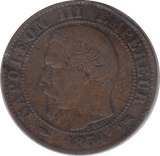 1854 5 CENTIMES FRANCE - WORLD COINS - Cambridgeshire Coins