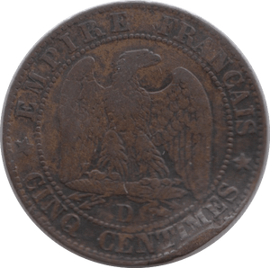 1854 5 CENTIMES FRANCE - WORLD COINS - Cambridgeshire Coins