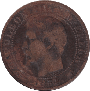 1854 5 CENTS FRANCE - WORLD COINS - Cambridgeshire Coins