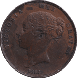 1854 AT PENNY ( AUNC ) - PENNY - Cambridgeshire Coins