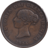 1854 CANADA PENNY BANK TOKEN - PENNY TOKEN - Cambridgeshire Coins
