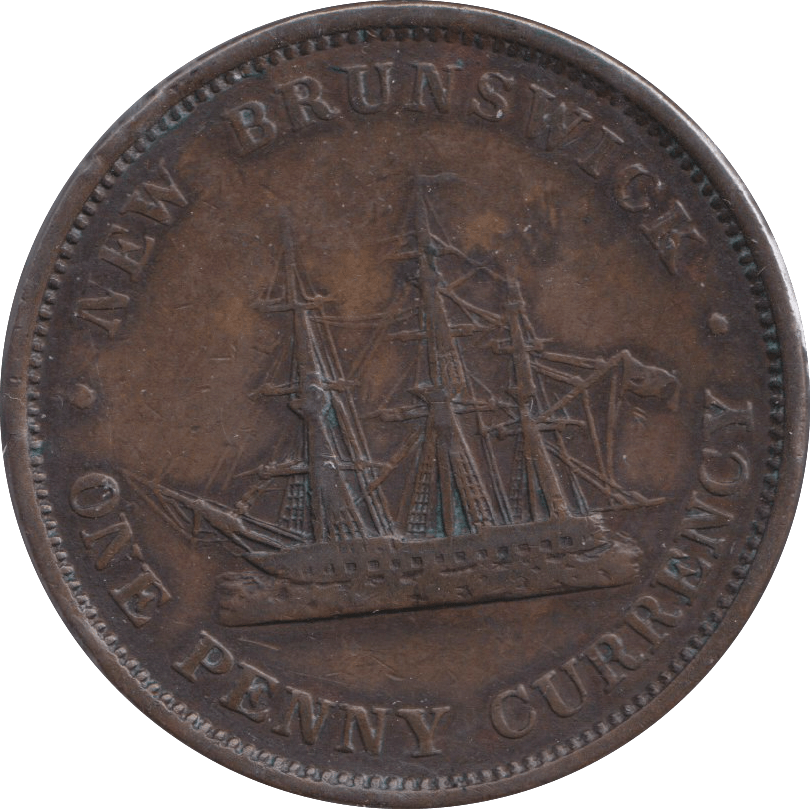 1854 CANADA PENNY BANK TOKEN - PENNY TOKEN - Cambridgeshire Coins