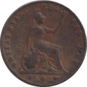 1854 FARTHING ( F ) - FARTHING - Cambridgeshire Coins