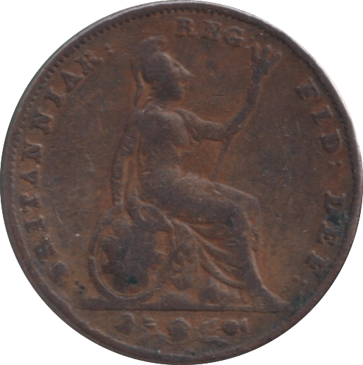 1854 FARTHING ( F ) - FARTHING - Cambridgeshire Coins