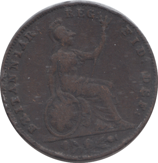 1854 FARTHING ( FINE ) - FARTHING - Cambridgeshire Coins