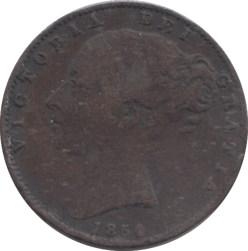 1854 FARTHING ( FINE ) - FARTHING - Cambridgeshire Coins