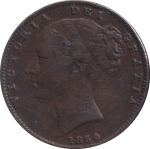 1854 FARTHING ( GF ) - FARTHING - Cambridgeshire Coins