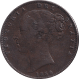 1854 FARTHING ( GF ) - FARTHING - Cambridgeshire Coins