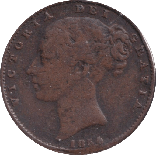 1854 FARTHING ( GF ) - FARTHING - Cambridgeshire Coins