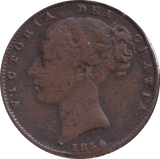 1854 FARTHING ( GF ) - FARTHING - Cambridgeshire Coins