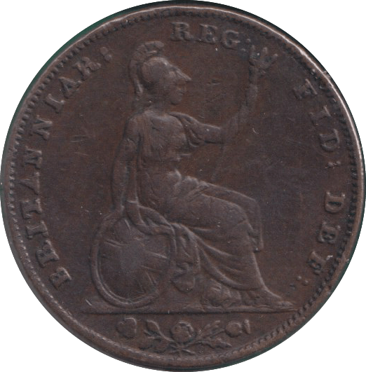 1854 FARTHING ( GF ) - FARTHING - Cambridgeshire Coins