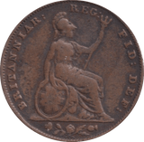 1854 FARTHING ( GF ) - FARTHING - Cambridgeshire Coins