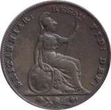 1854 FARTHING ( GVF ) - FARTHING - Cambridgeshire Coins
