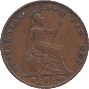1854 FARTHING ( GVF ) - FARTHING - Cambridgeshire Coins