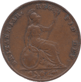 1854 FARTHING ( GVF ) - FARTHING - Cambridgeshire Coins