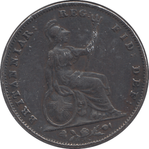 1854 FARTHING ( VF ) - HALFPENNY - Cambridgeshire Coins