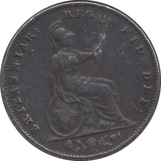 1854 FARTHING ( VF ) - HALFPENNY - Cambridgeshire Coins