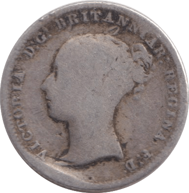 1854 FOURPENCE ( FINE ) 1 - FOURPENCE - Cambridgeshire Coins