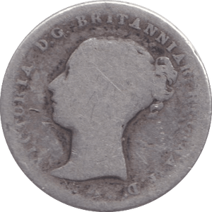 1854 FOURPENCE ( FINE ) - FOURPENCE - Cambridgeshire Coins