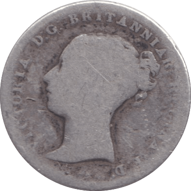 1854 FOURPENCE ( FINE ) - FOURPENCE - Cambridgeshire Coins