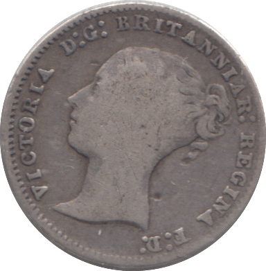 1854 FOURPENCE ( FINE ) - FOURPENCE - Cambridgeshire Coins