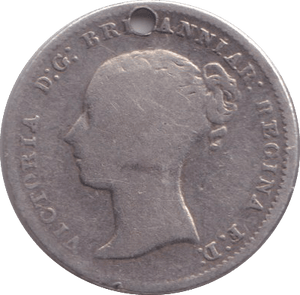 1854 FOURPENCE ( FINE ) - FOURPENCE - Cambridgeshire Coins