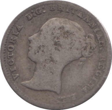 1854 FOURPENCE ( FINE ) - Fourpence - Cambridgeshire Coins